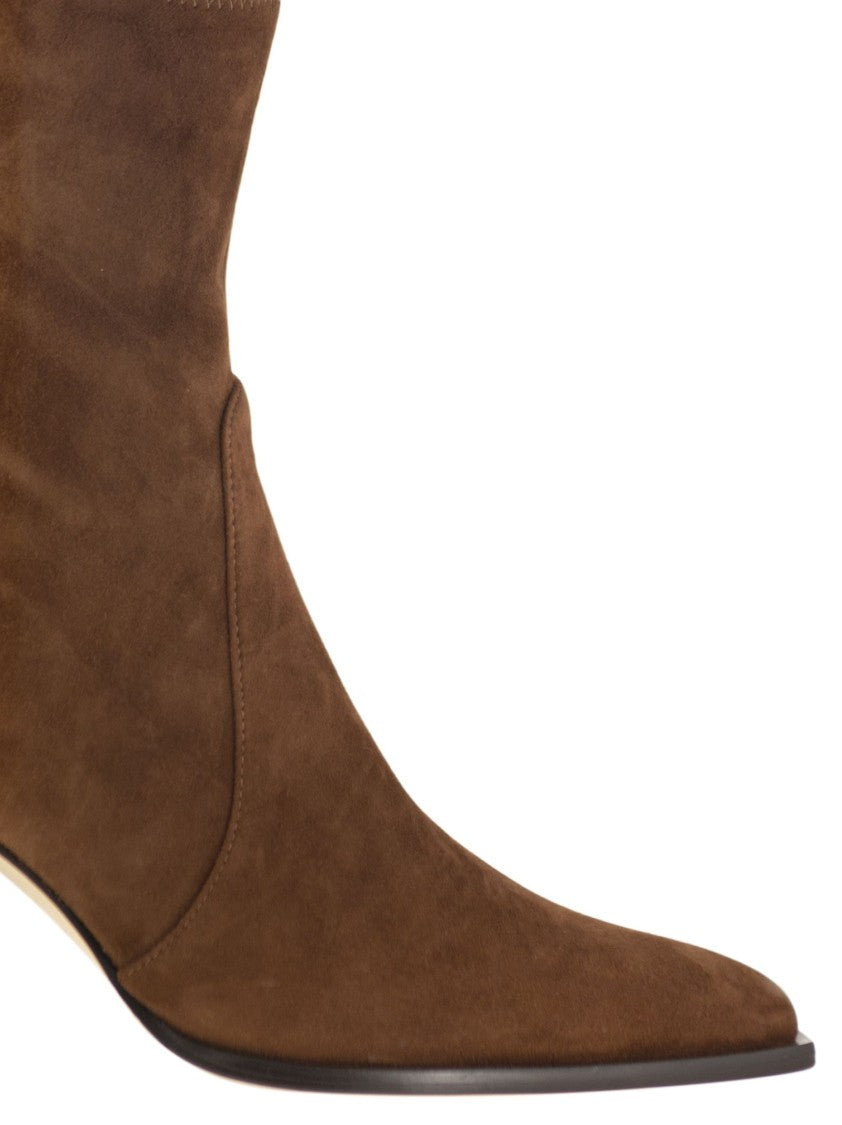 Stuart Weitzman Jolene - Suede Ankle Boots