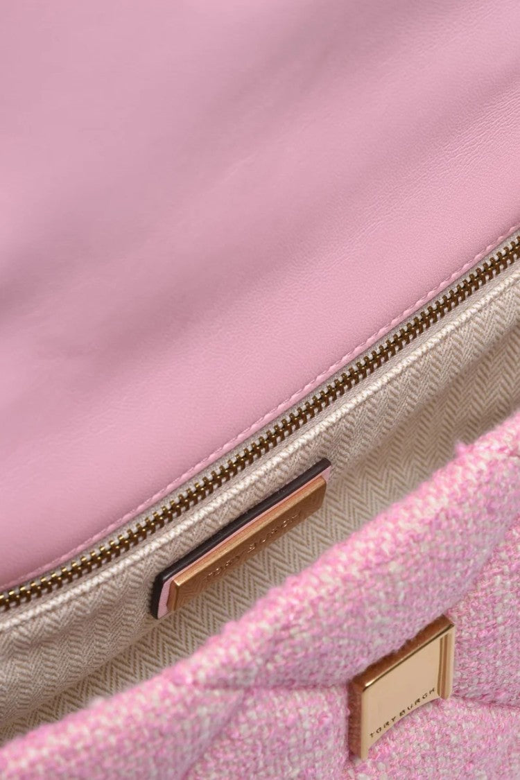 Tory Burch Willa Tweed Tote Bag - Pink