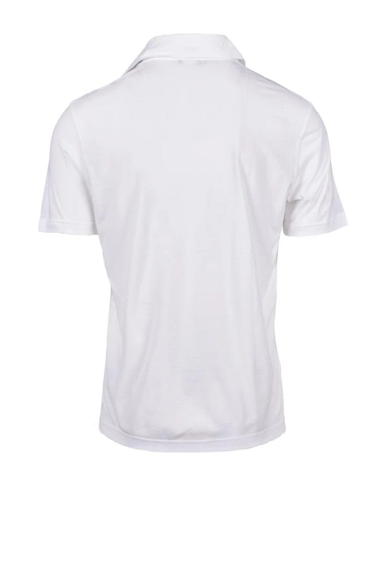 Herno White Cotton Polo