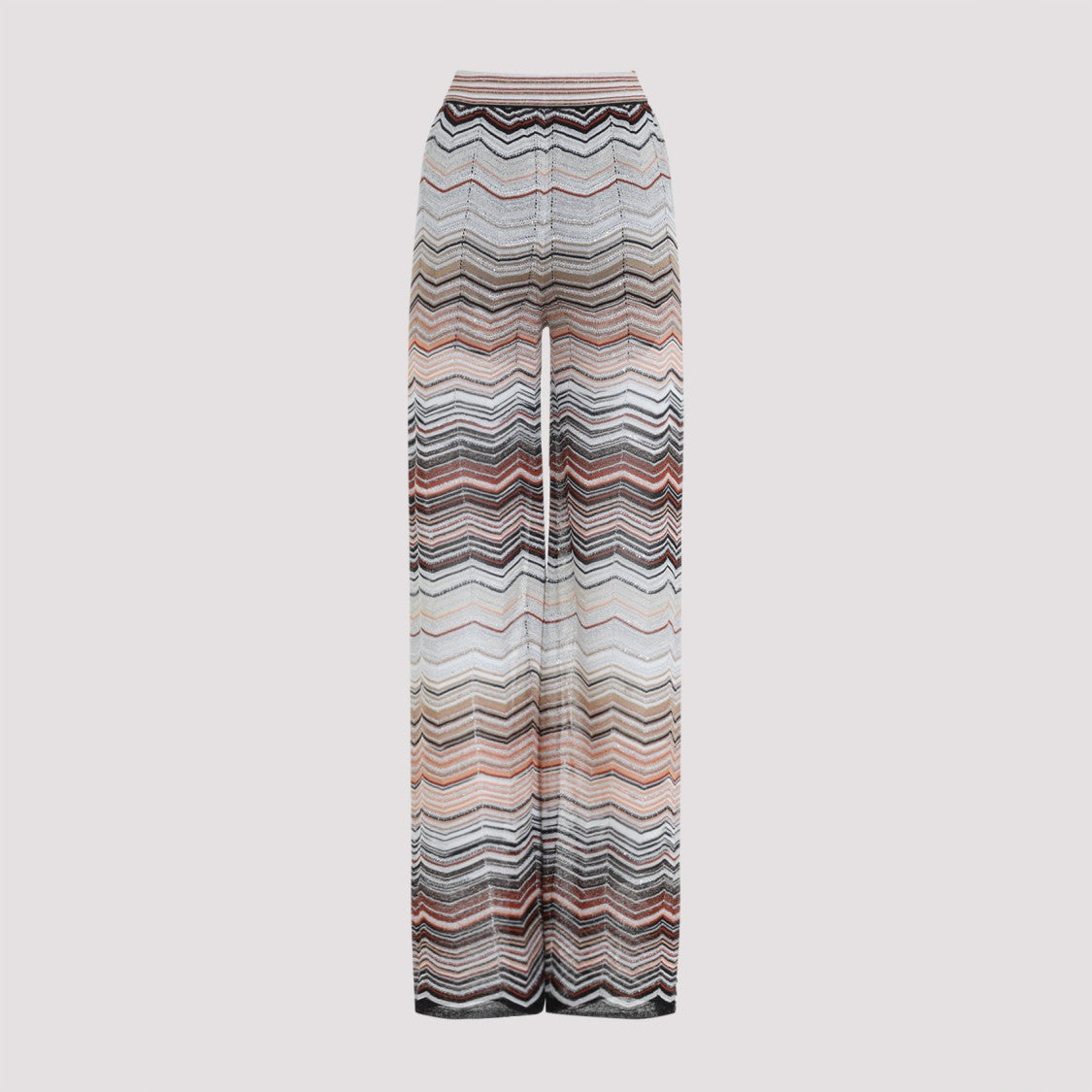Missoni Wide-Leg Trousers With Zigzag Pattern