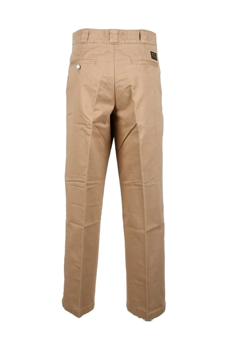 Replay Straight-Leg Trousers With Mid-Rise Waist And Authentic Texture