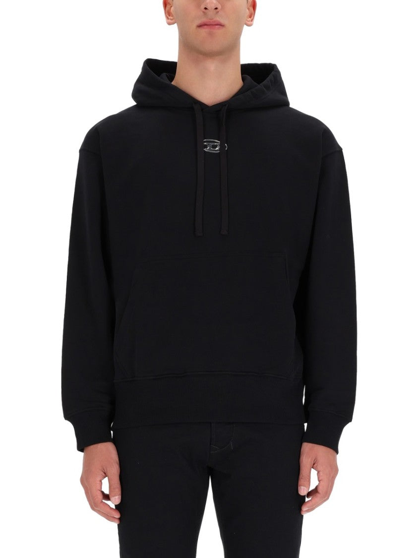 Diesel Hooded Black Sweatshirt