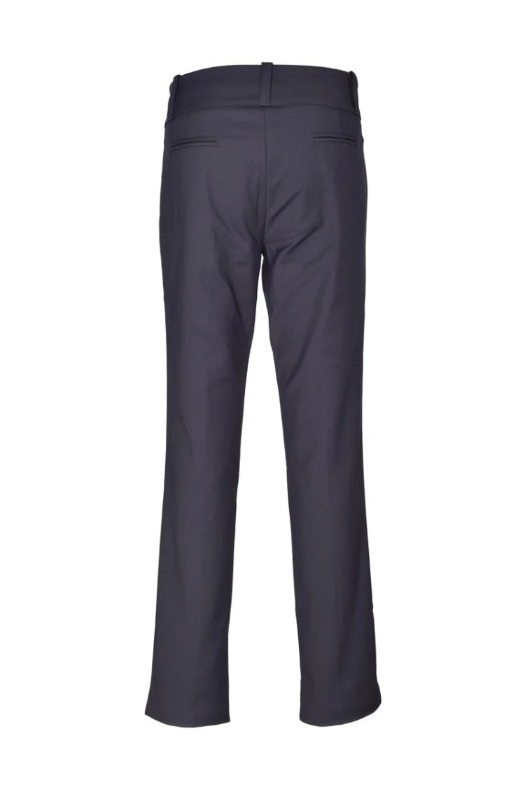 Try Me Straight-Leg Grey Stretch Trousers With Tailored Waistband