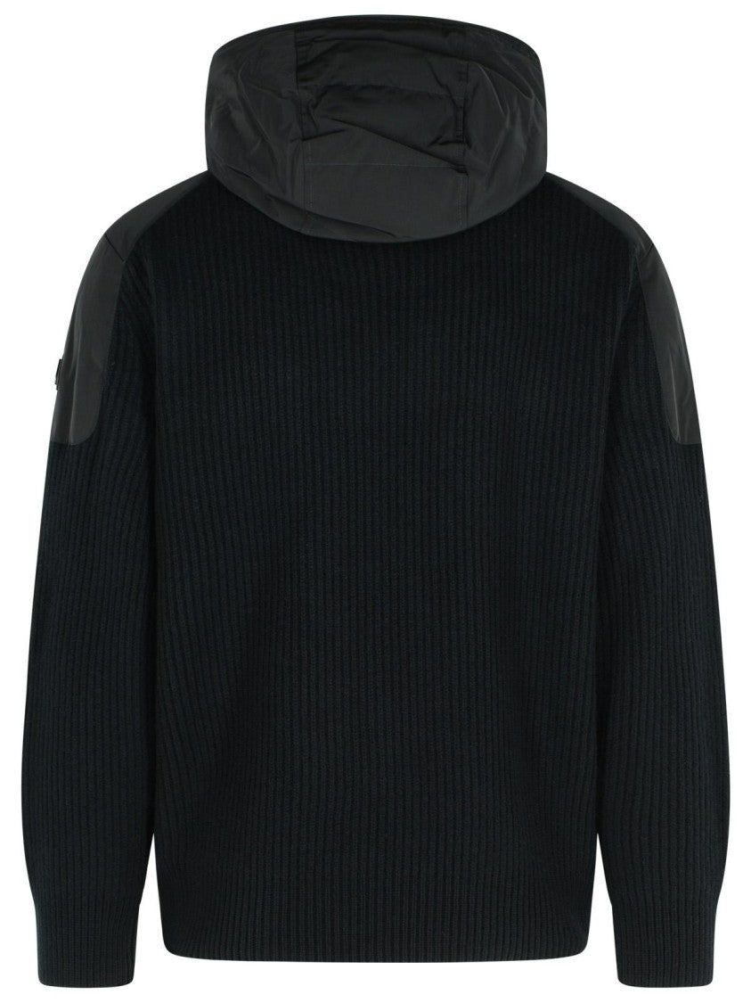 Moose Knuckles Black Wool Jacket