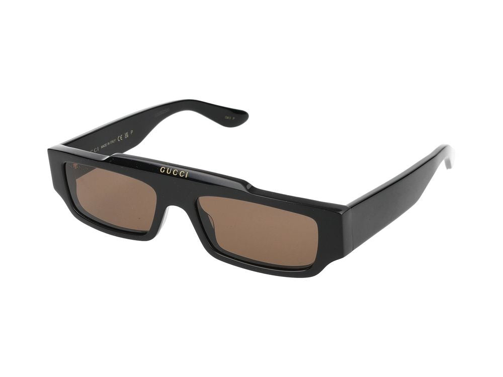 Gucci Sunglasses Gucci Gg1592s 005 Black Black Brown 55/17/145