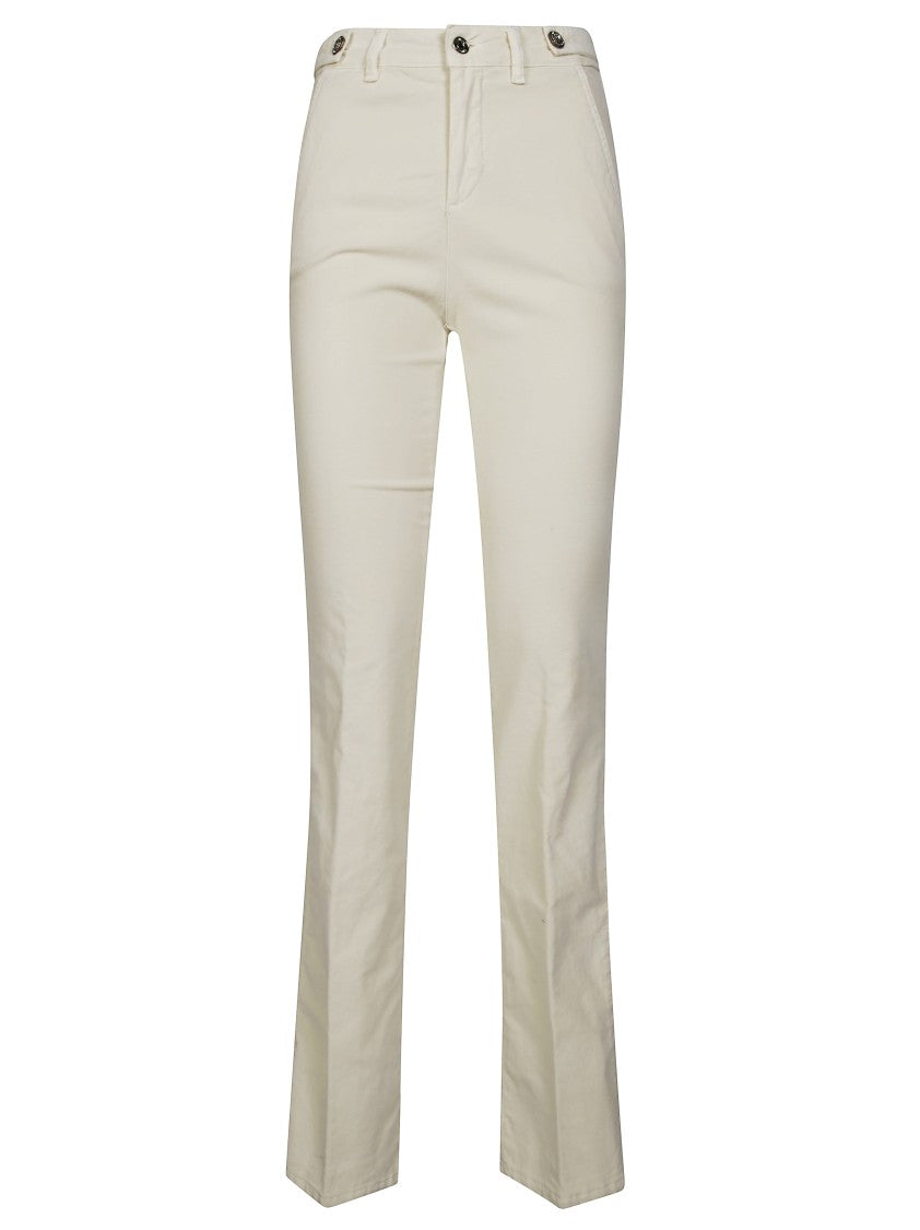 Liu Jo Smooth Velvet Straight-Leg Pants