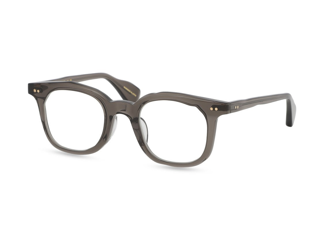 Masahiro Maruyama Smoky Grey Mm-0025 Translucent Square Eyeglasses