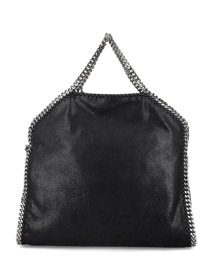 Stella Mccartney Black Falabella 3 Chain Shoulder Bag