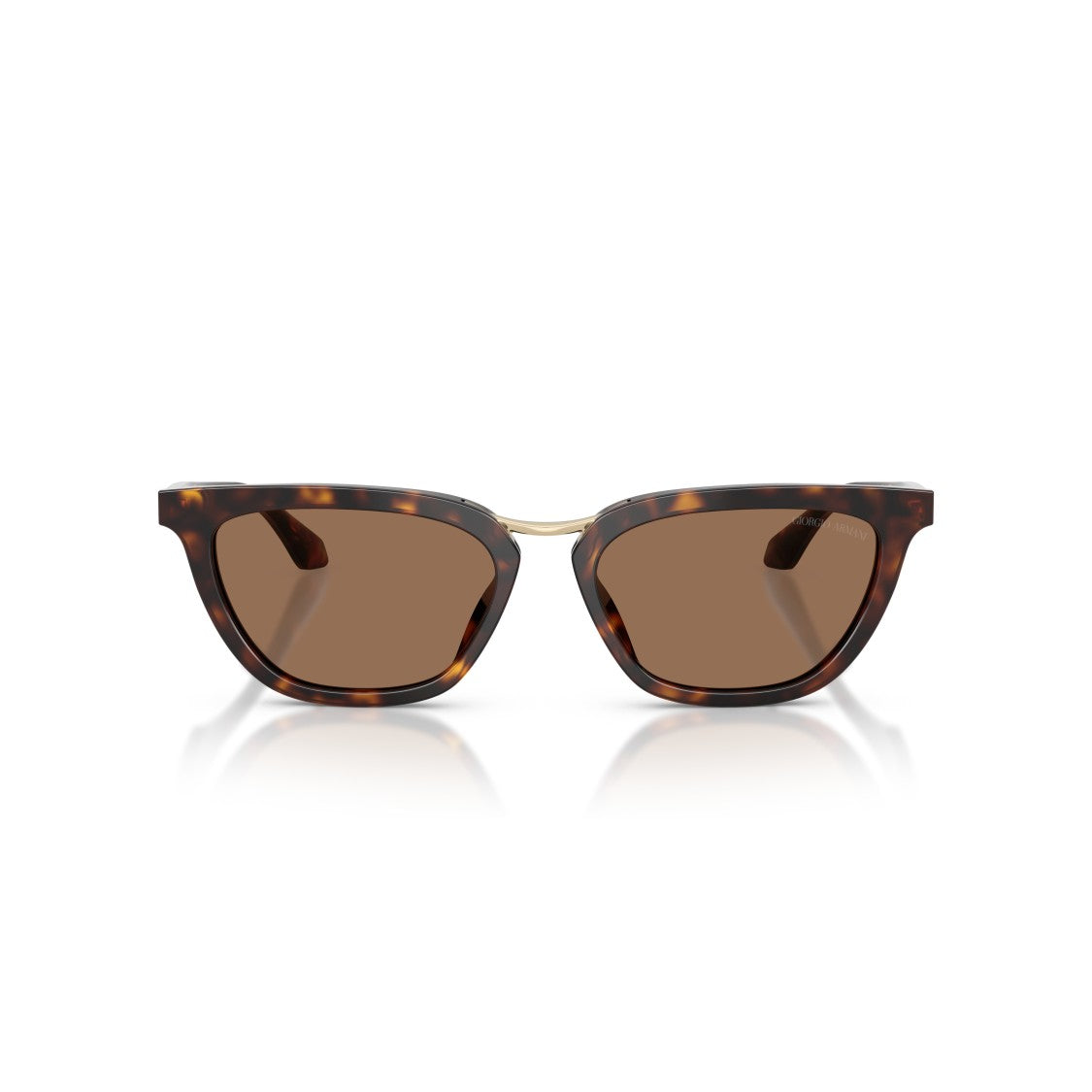 Giorgio Armani 0Ar8253u Tortoiseshell Cat-Eye Sunglasses With Gold Bridge
