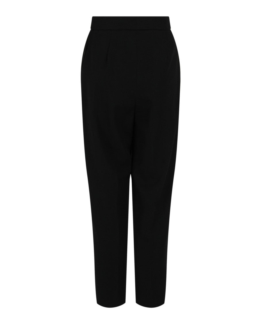 Alexander Mcqueen Pleated Tapered Trousers With Concealed Closure