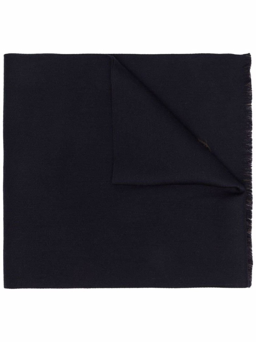 Paul & Shark Wool Scarf With Frayed Edges