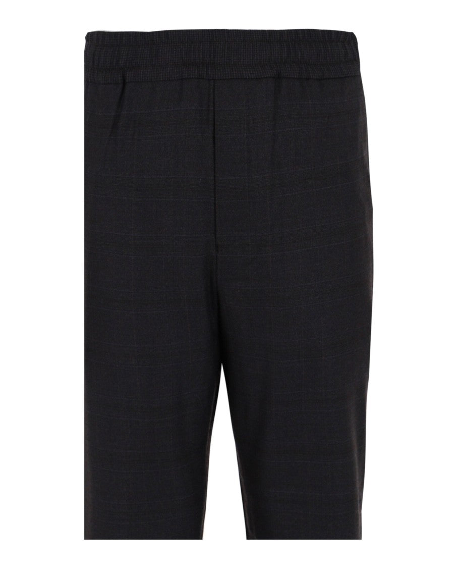 Ferragamo Drawstring Plaid Pants
