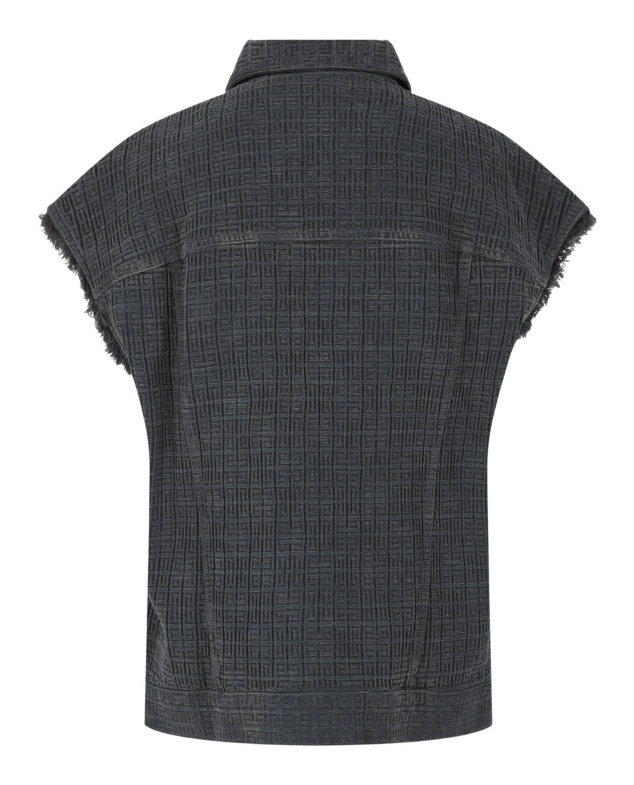 Givenchy Oversized 4G Denim Vest