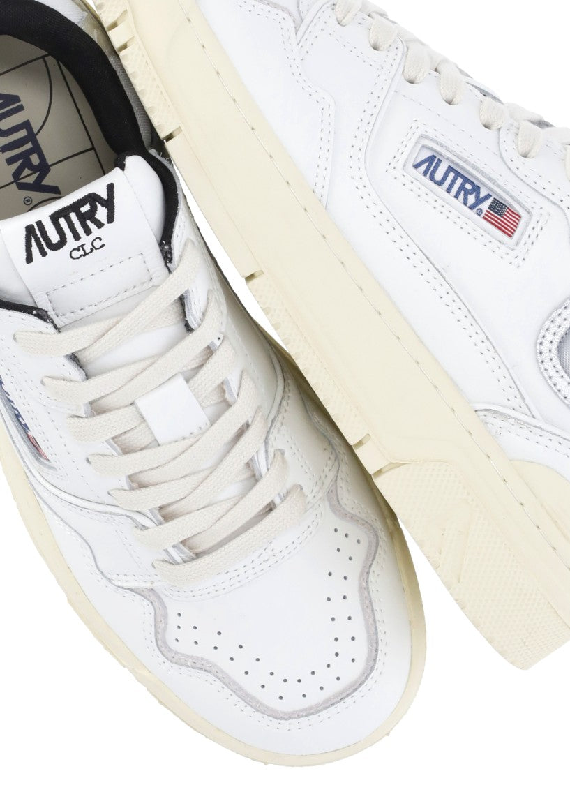 Autry White Leather Clc Low Sneakers