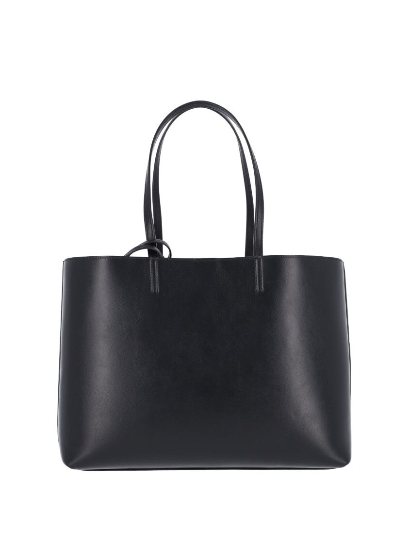 Jimmy Choo Black Nine2five East West Calfskin Tote Bag