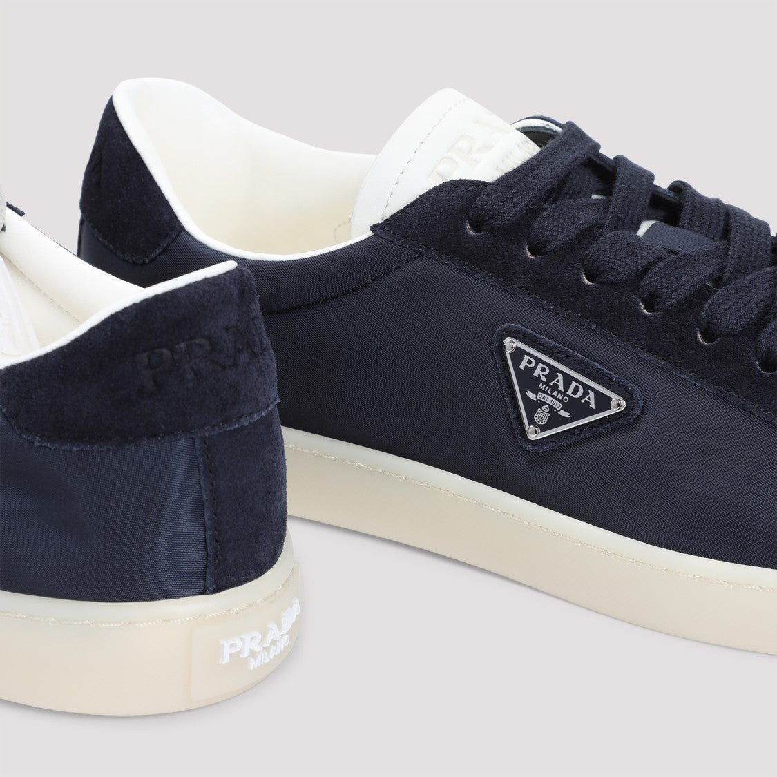 Prada Blue Polyamide Sneakers