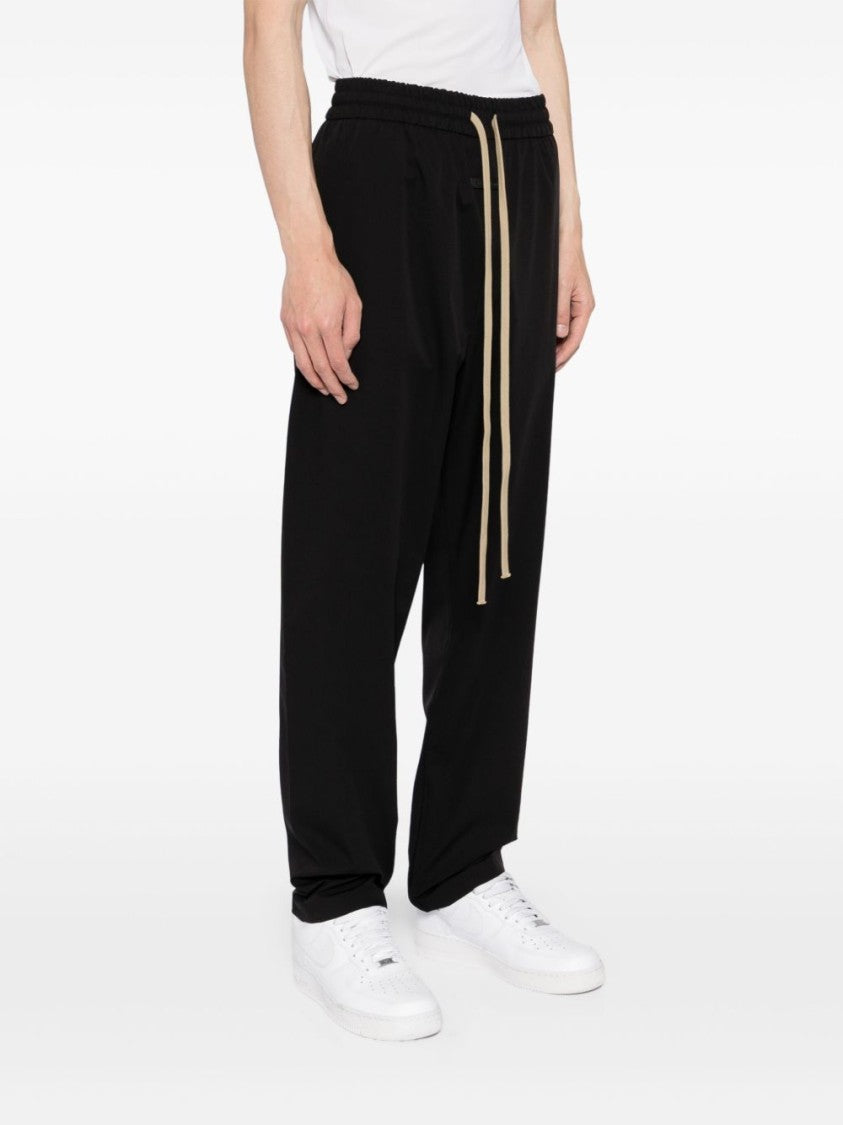 Fear Of God Relaxed-Fit Black Track Pants