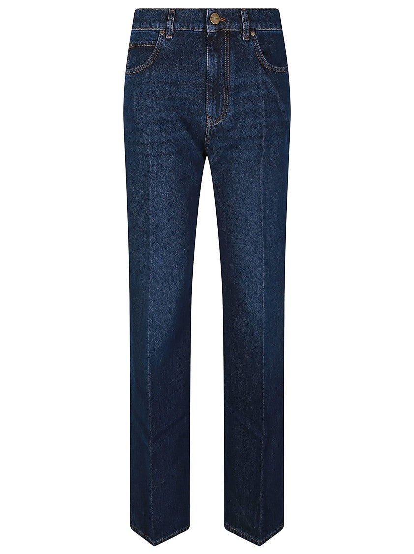 Pinko Wanda Wide Leg Indigo Jeans