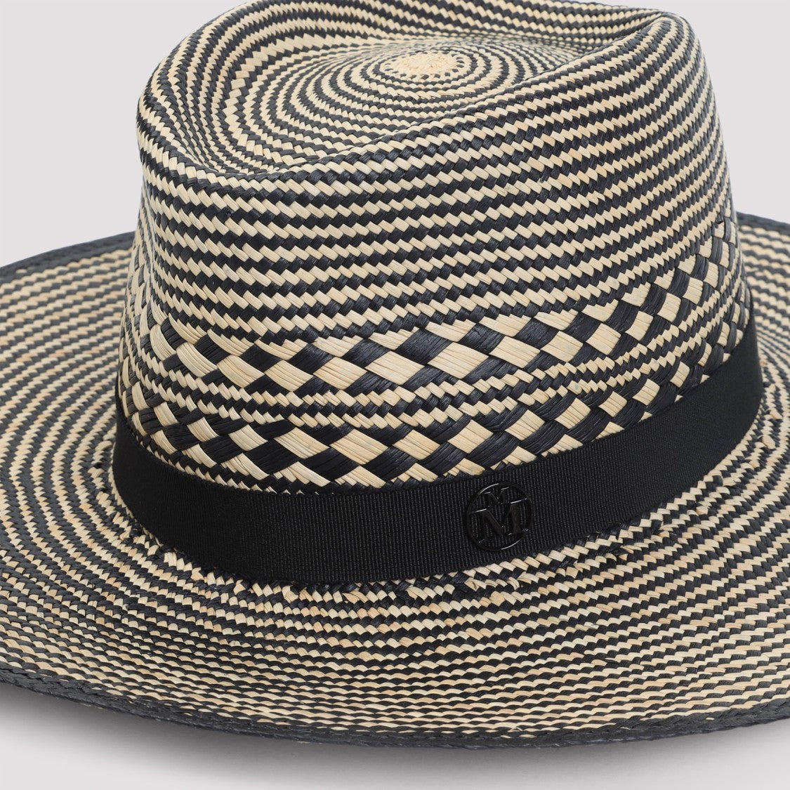 Maison Michel Wide Brim Brisa Hat With Structured Crown