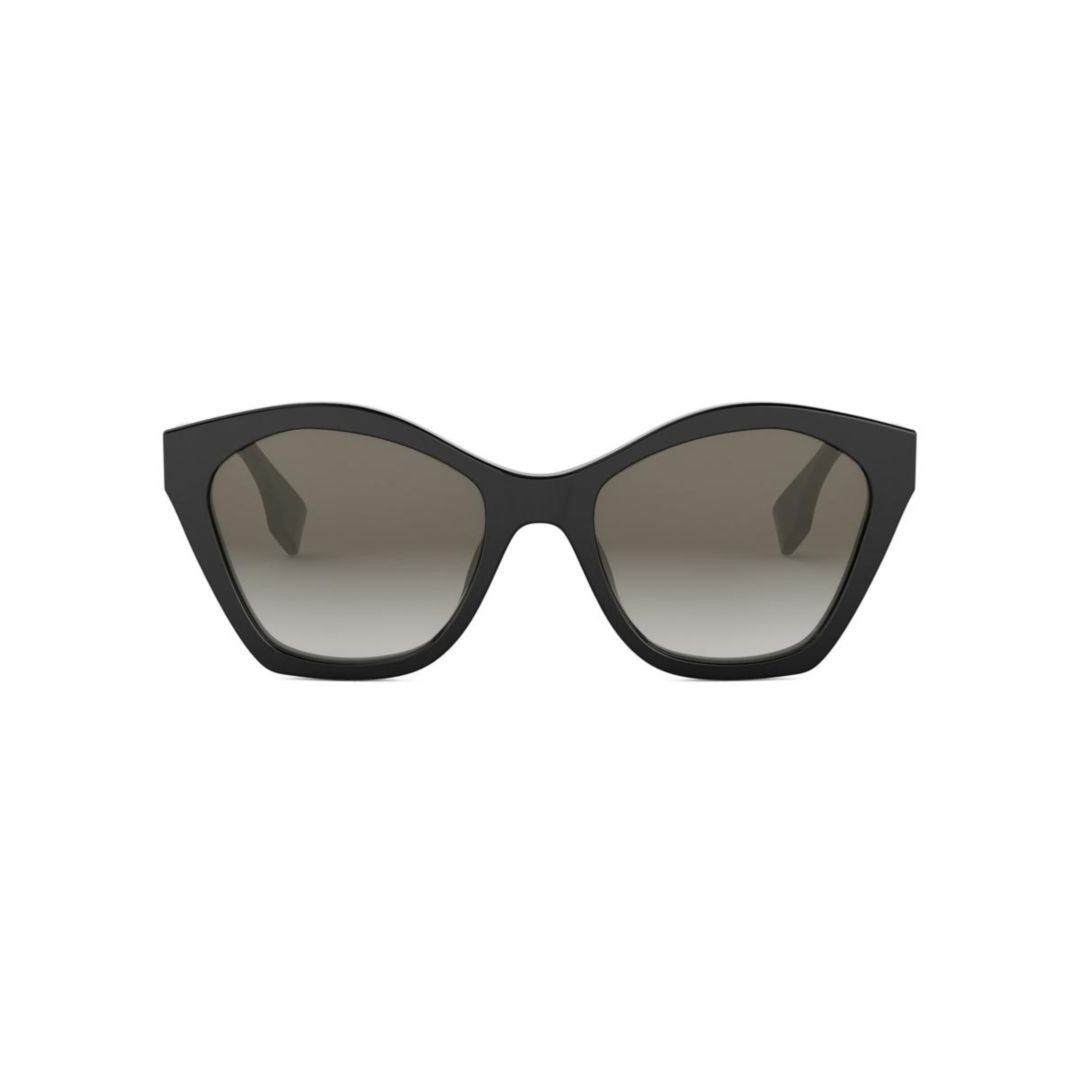 Fendi Fe40175i Bold Oversized Cat-Eye Sunglasses