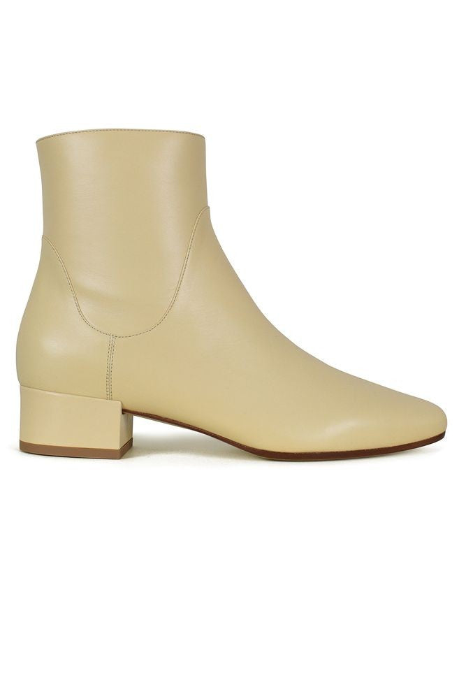 Francesco Russo Smooth Leather Ankle Boots With Side Zip