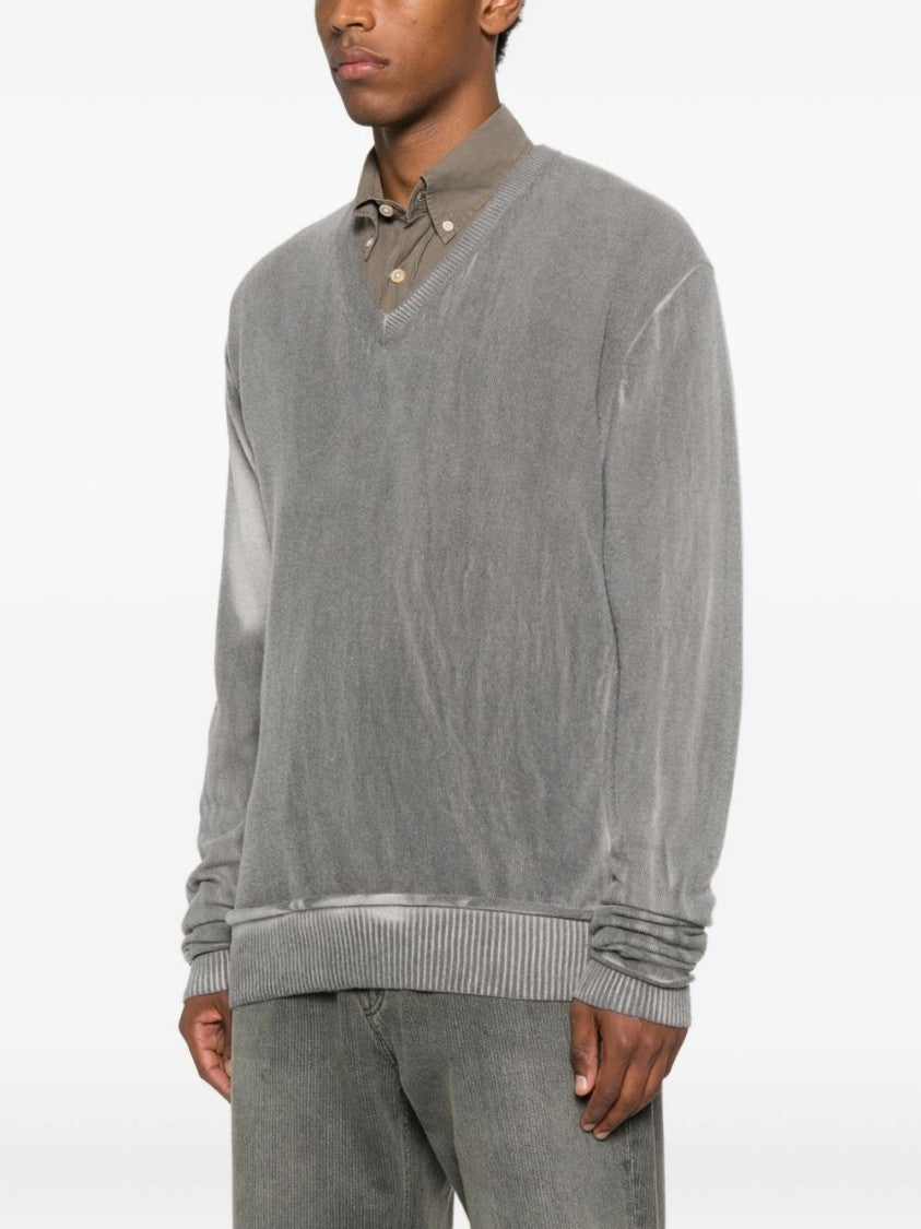 Our Legacy Grey Merino Wool Sweater