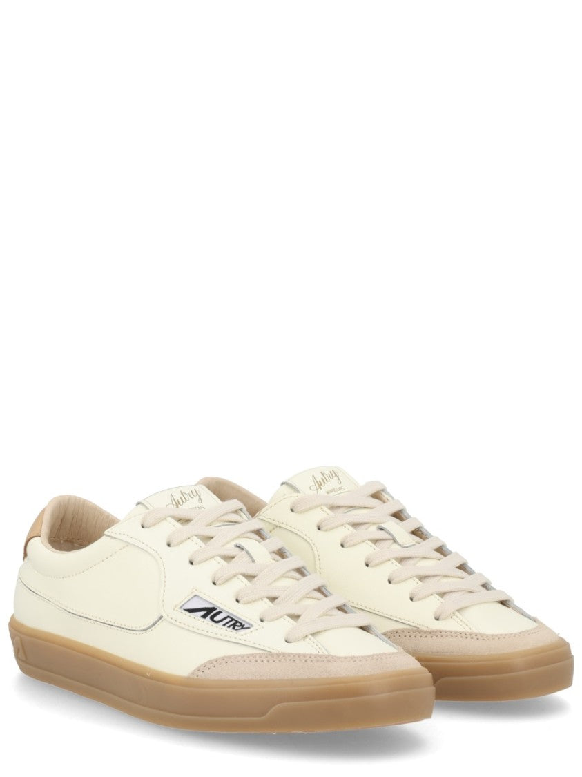 Autry Light Neutral Windscape Low Sneakers