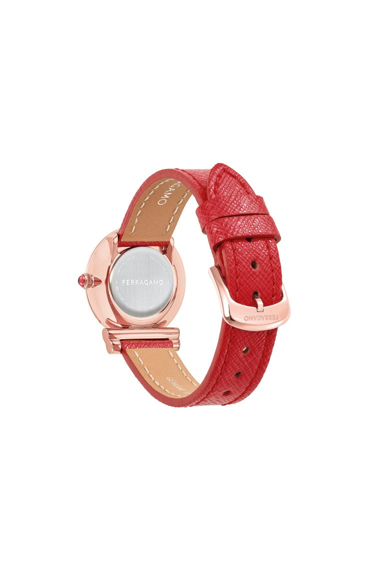 Ferragamo Gancini Leather Watch