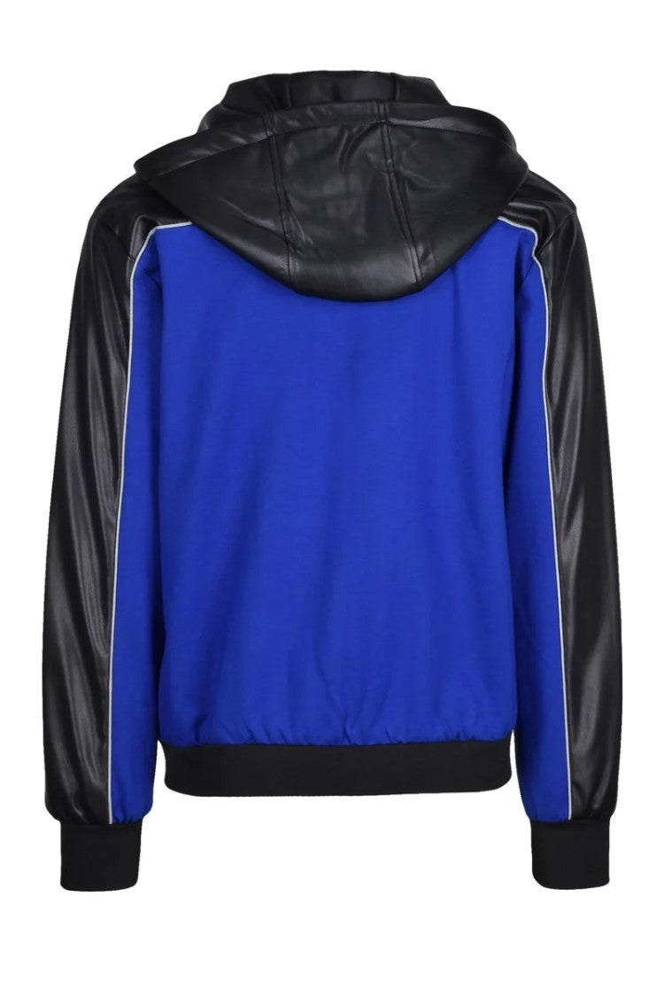 Richmond X Jacket Viscose/Nylon - Black/Blue