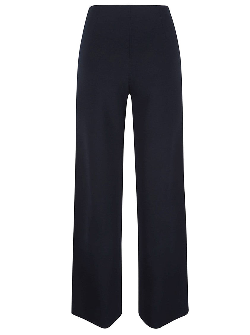 Max Mara High-Waisted Wide-Leg Cropped Pants