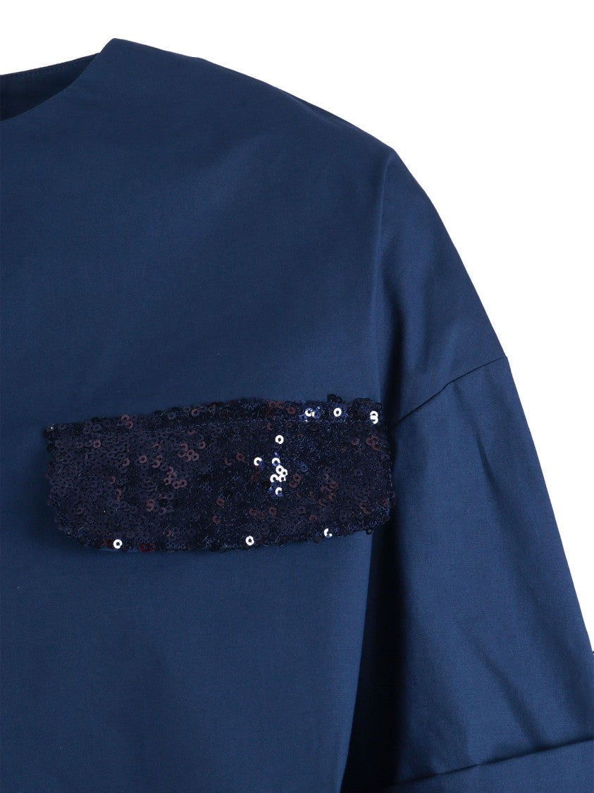 Antonelli Firenze Boxy Sequined Short Sleeve T-Shirt