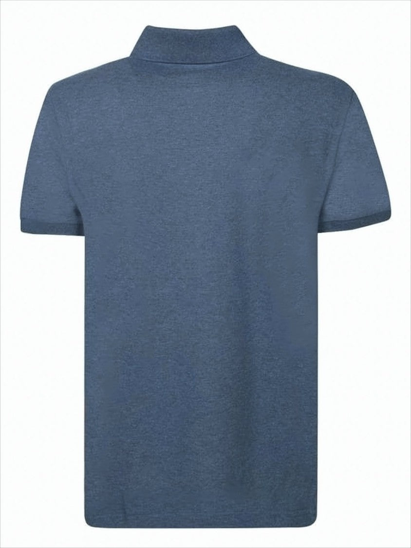 Moncler Textured Fabric Short-Sleeve Polo Shirt