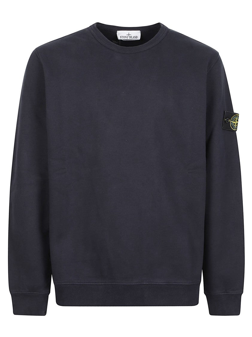 Stone Island Classic Cotton Branded Patch Sweatshirt