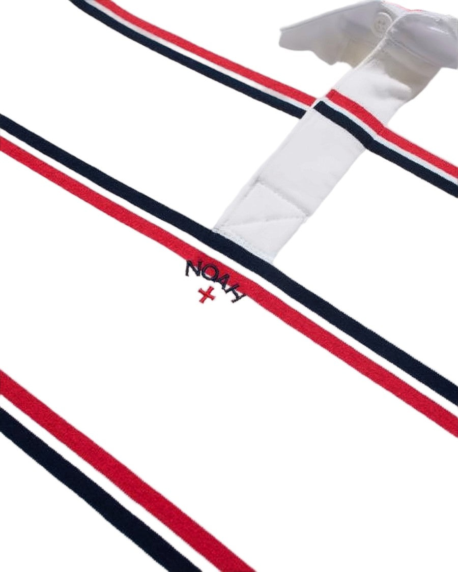 Noah Horizontal Stripe Polo Shirt With Classic Collar