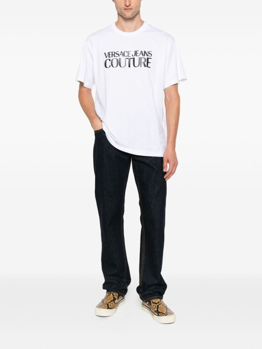 Versace Jeans Couture White Short-Sleeve T-Shirt