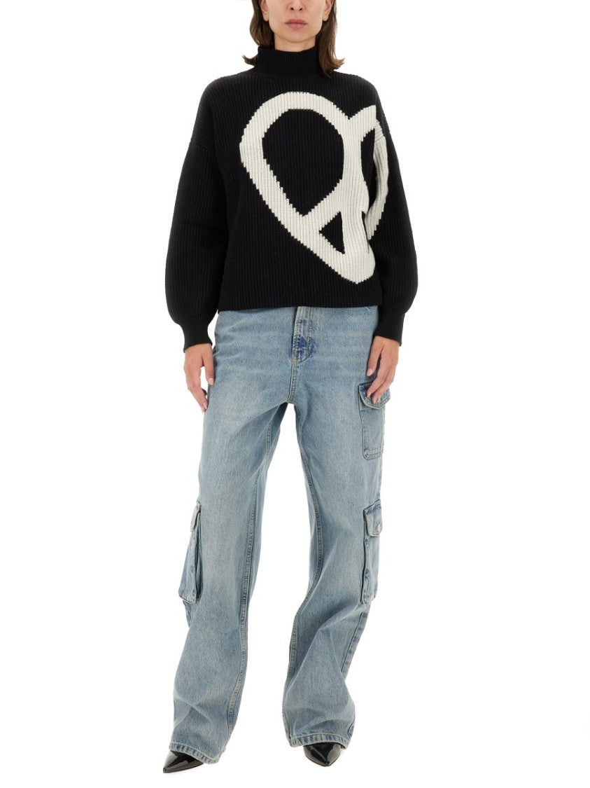 Moschino Cargo Pants With Vintage Light Wash