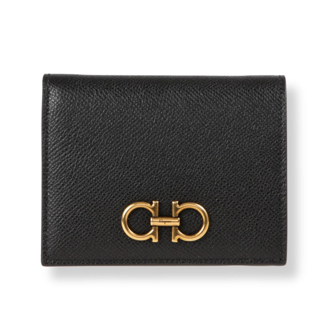 Ferragamo Compact Smooth Leather Wallet With Refined Silhouette