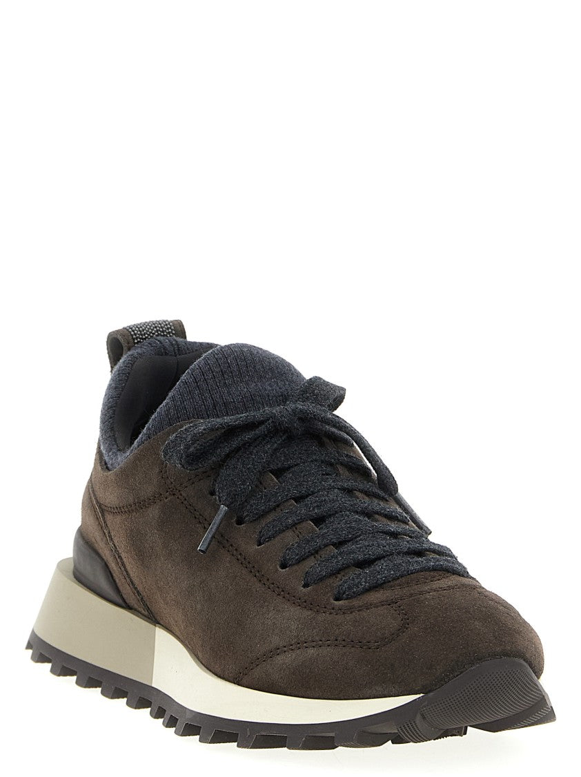Brunello Cucinelli Suede Sneakers