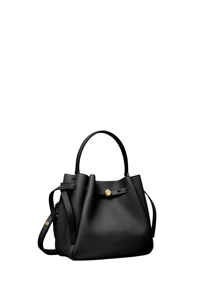 Tory Burch Structured Handbag With Pebbled Texture