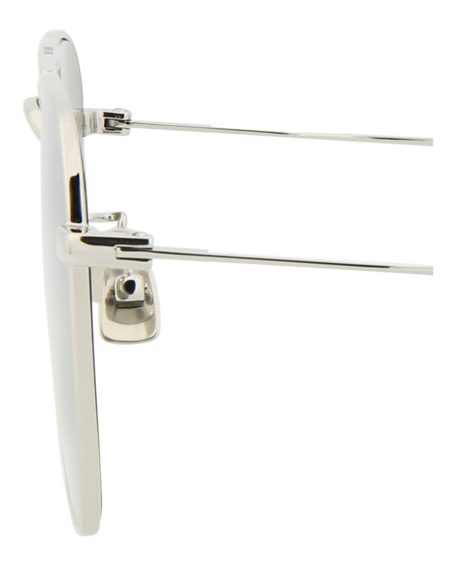 Saint Laurent Aviator-Frame Metal Sunglasses