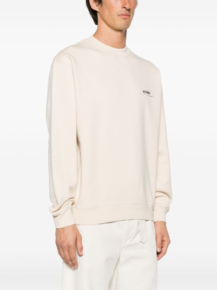 Jacquemus Minimalist Crew Neck Sweater With Subtle Branding