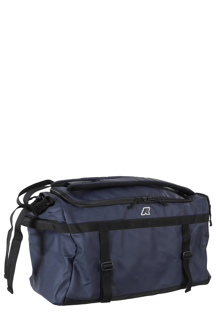 K-Way Blue Vercos Travel Padded Straps Polyester Duffle Bag