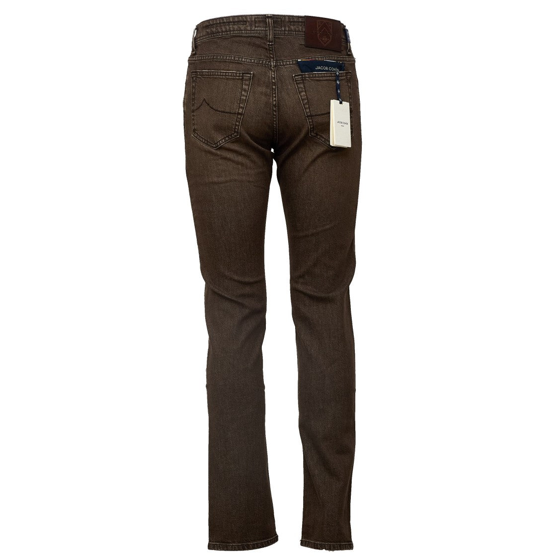 Jacob Cohen Slim Fit Bard Brown Stretch Denim Jeans