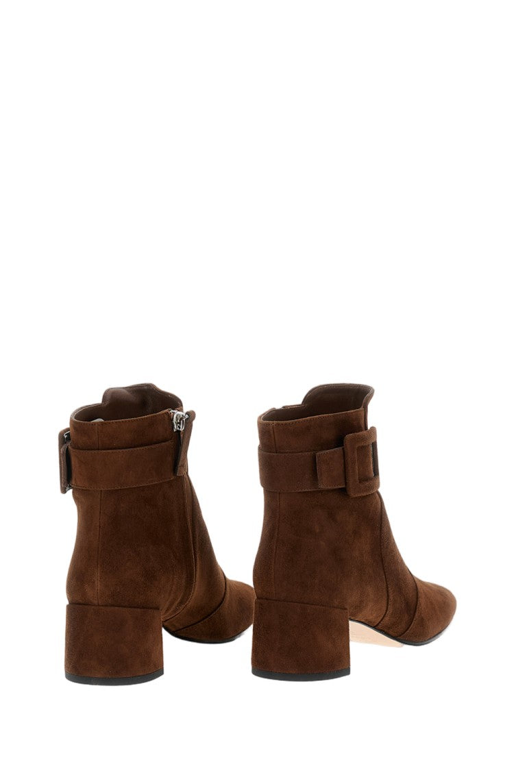 Roger Vivier Classic Brown Boots With Rounded Toe