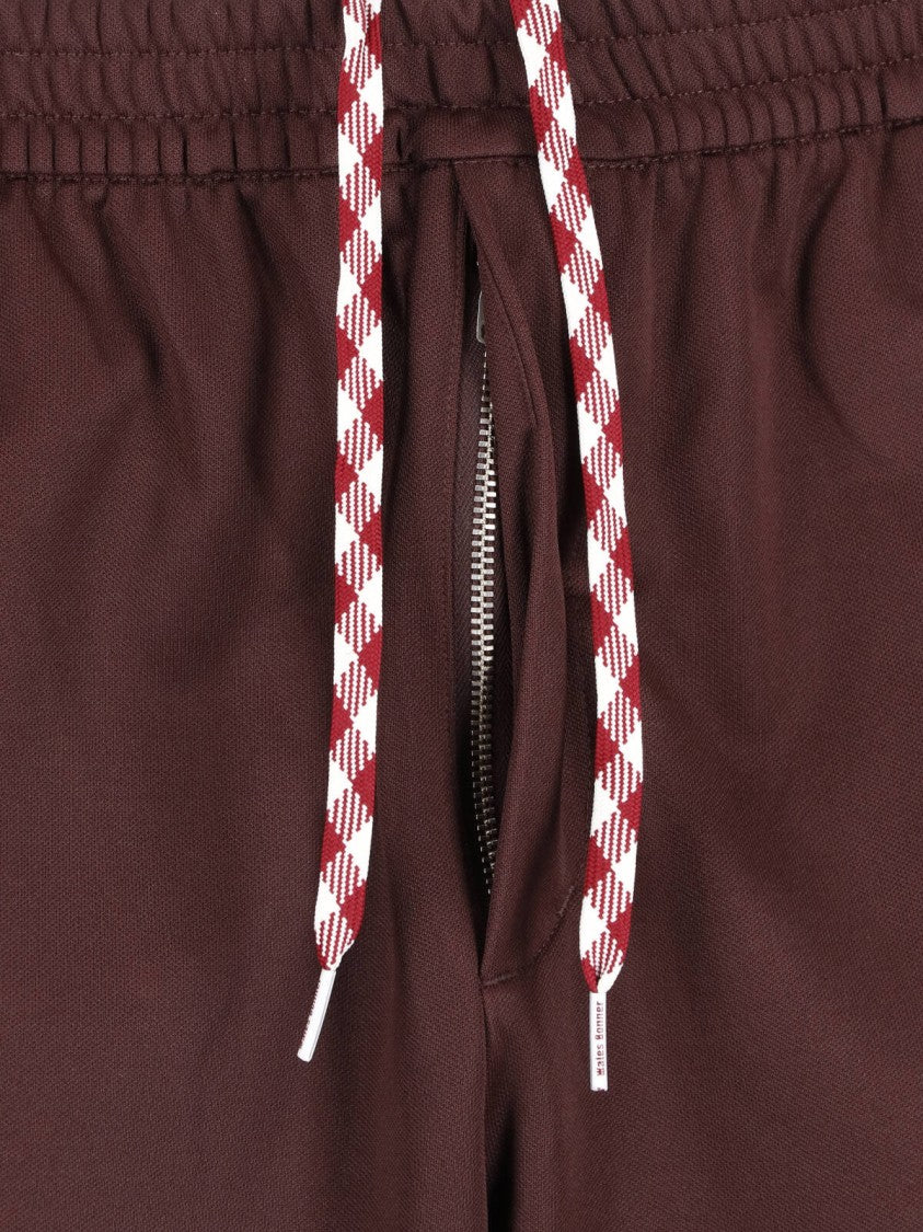 Adidas Originals By Wales Bonner Brown Relaxed Fit Side Stripe Trousers