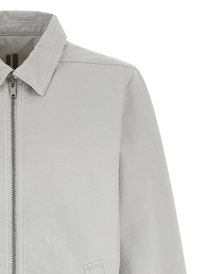 Drkshdw Grey Cotton Canvas Jacket