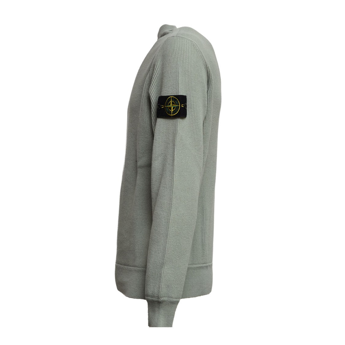 Stone Island Ribbed Soft Organic Cotton Sweater
