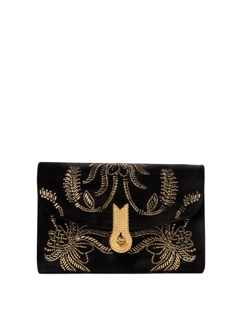 Amato Daniele Ornate Velvet Crossbody Bag