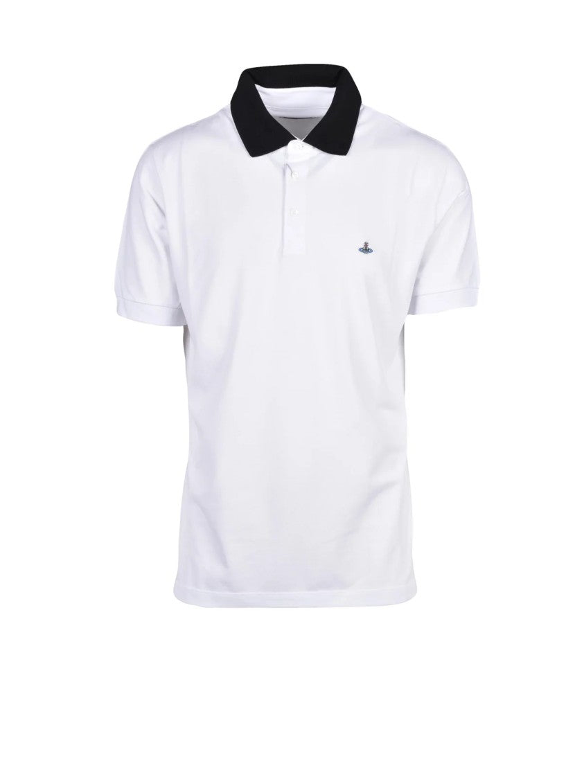 Vivienne Westwood White Cotton Polo Shirt