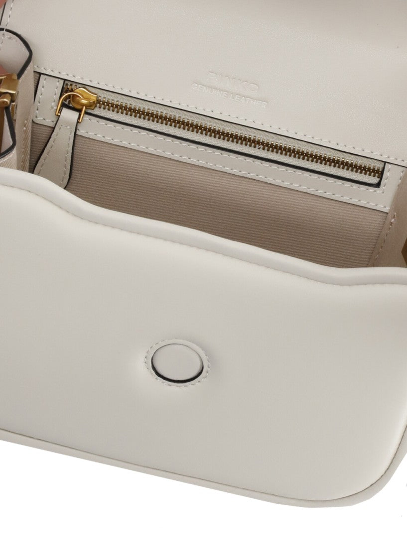 Pinko Ivory Love Box Mini Bag